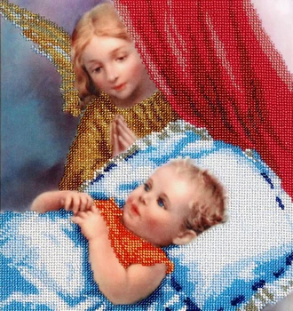 

БН-3067 Set for embroidery with beads Hobby & Pro's Angel's 26*25 cm