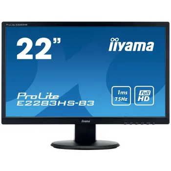 

Iiyama ProLite E2283HS-B3 LED display 54,6 cm (21.5 ") 1920x1080 pixels Full HD flat matte black