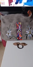 Bolso de tela abrasiva de alta calidad para mujer, bolsa de mano bordada a la moda, cruzado de diseñador, bolso de hombro multifunción