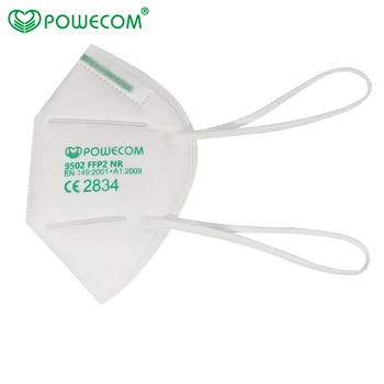 

POWECOM CE Certificate FFP2 Mask Safety Face Mask 95% Filtration 6 Layers Protective Mouth Mask Dustproof Genuine Mask