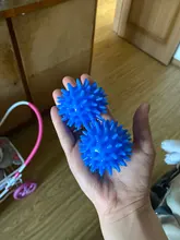 Bola de masaje de cuerpo completo para hacer ejercicio, Bola de estrés duro de 6cm para Fitness, ejercicio deportivo, erizo, agarre entrenamiento sensorial