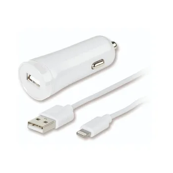 

Car Charger vivanco 37556 White-usb + lightning cord 1m - 12-24v - 5v/2.4a