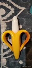 Cepillos dentales de entrenamiento de silicona para bebé, sin BPA, forma de plátano, mordedor seguro, juguetes para morder, anillo de dentición, regalo para mordedor de bebé
