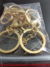 5 unids/lote 30mm llavero largo 70mm Popular clásico 11 colores plateado langosta cierre llavero gancho cadena Fabricación de joyería para llavero