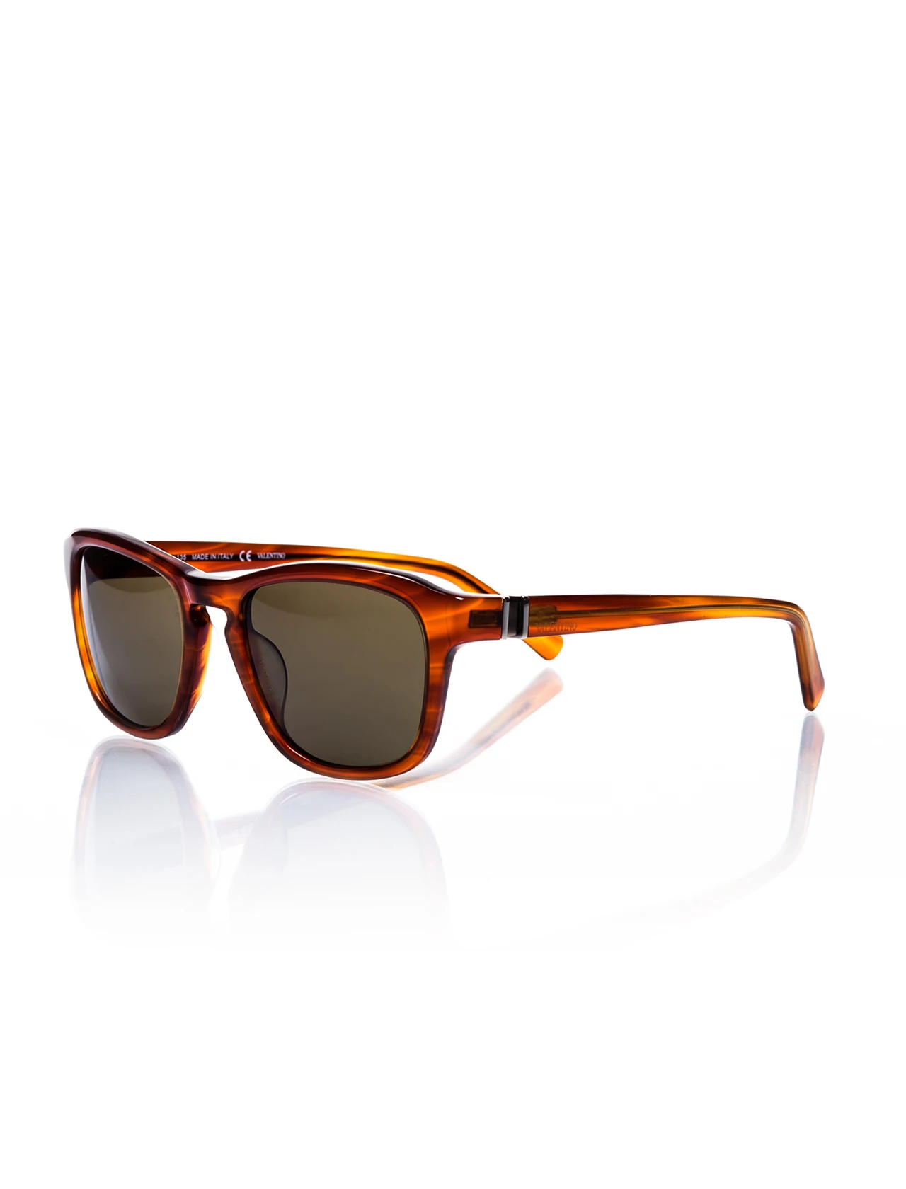 

Unisex sunglasses val 630 236 bone Brown organic square square 57-14-135 valentino