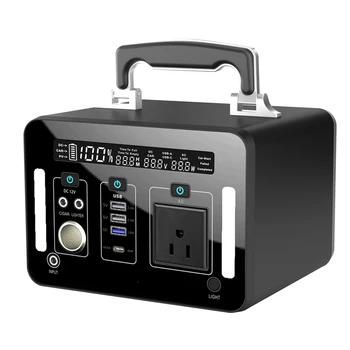 

Carry- On Top Quality Power Station500Wh/135000mAh Solar Generator Pure Sine Wave AC Outlet for Explorer/Fishing/Ocean Trip