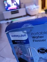 Waterpulse-irrigador Dental V500 portátil, dispositivo de limpieza Dental inalámbrico, con chorro de irrigación, 4 modos, 200ml, resistente al agua