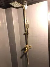 Shower-Faucet-Set Bathtub Wall-Mount 8rainfall Handheld POIQIHY with Sprayer