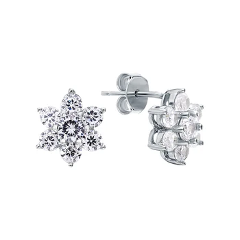 

Silver earrings with cubic zirconium sunlight sample 925