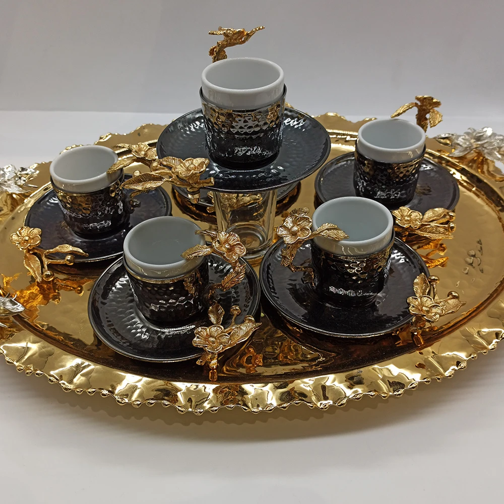 US $280.00 Turkish Arabic Coffeware Set Coffee Filter T er Colander Pot Latte Holder Pod Box Cup Porcelain Capsule Power Tool Accessory