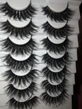 HBZGTLAD-pestañas postizas de pelo de visón 3D, 2/8/20 pares, pestañas largas naturales/gruesas, útiles de extensión de belleza