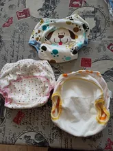 1 Uds bonitos pañales de bebé reutilizables pañal para bebés de tela lavable niños bebé algodón pantalones bragas pañales cambiando