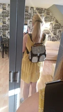 Casual Backpack Knapsack-Bag Shiny Women Paper-Printing Rhinestone Daily Iridescent Sparkle