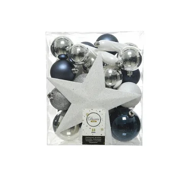 

Box 33 accessories for blue, white and silver tree