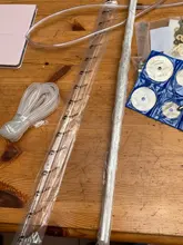 Tubo de PVC blanco de alta calidad, tubería de suministro de agua de 50cm, O.D, 6mm a 14mm, para tanque de peces, drenaje de Acuario, 2 uds.