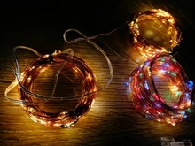 String-Light Timing-Battery Christmas-Decoration Remote-Control Festive Party Copper