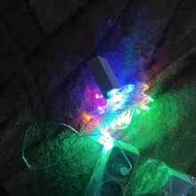 Lamps Led-String-Light Festoon Christmas-Decoration Outdoor Garland Holiday Party Waterproof