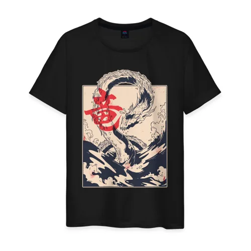 Men's T-shirt cotton Dragon | Мужская одежда