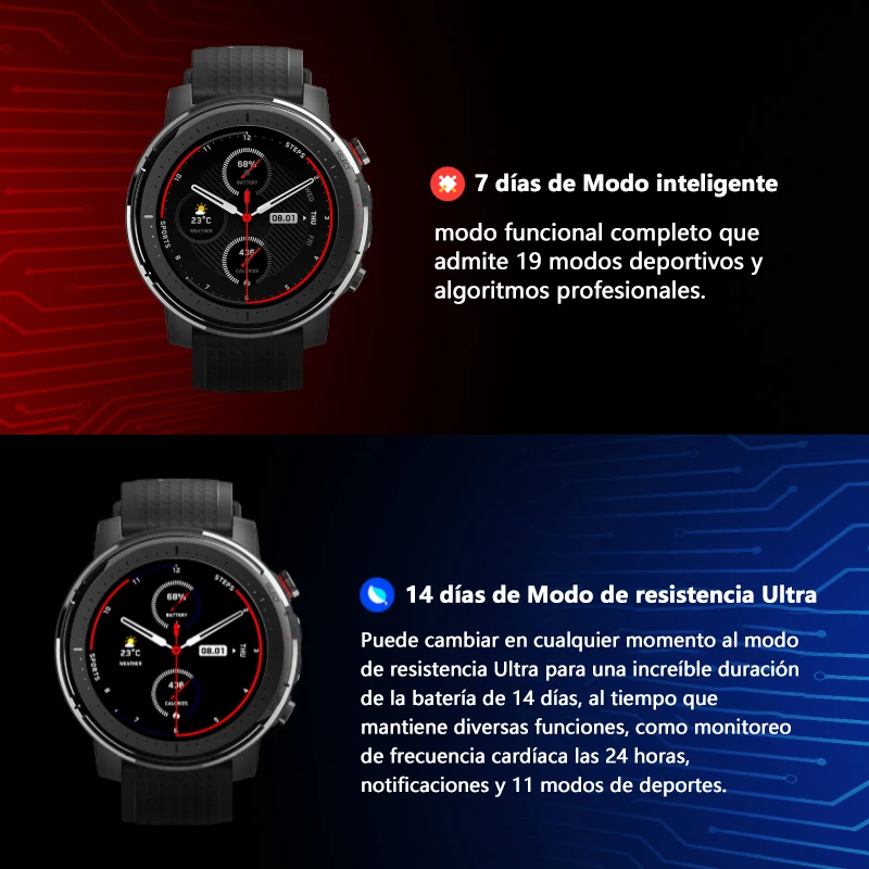 Xiaomi Huami Amazfit Stratos Smart Watch (Bluetooth Smart Watch Gps Sport Android Ios Watch) [-4