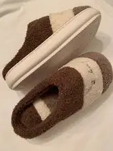 Slippers House Fur-Shoes Fluffy Soft Women Winter Casual Bedroom Girl Zapatillas-Mujer