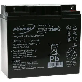 

Powery GEL battery 12V 18Ah