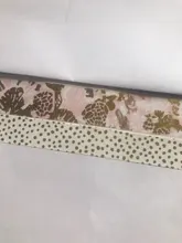 Cinta Washi decorativa de papel de aluminio dorado de 10M, caramelo artesanal para puntos de etiqueta adhesiva de álbum de recortes, cinta adhesiva japonesa para la escuela y la Oficina