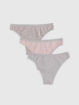 

Cotton Brazilian Panties 3'Lü