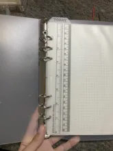 A5 A6 mate binder suelto Correa suelto cuaderno de hojas de papel de planificador página interior anillo archivador material de papelería regalo viajero