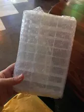 Caja de almacenamiento de plástico para joyas, compartimiento ajustable, caja para pendientes, estuche para joyería, varios tamaños