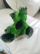Aquarium-Decoration Fish-Tank Tree House-Hole Resin for Mountain-View