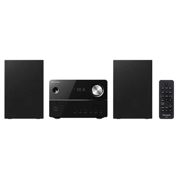 

Pioneer x-em16 black sound system with digital amplifier usb player cd fm radius