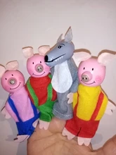Plush-Doll Finger-Puppets Animals Hand-Cartoon Baby Theater Mini Children Educational