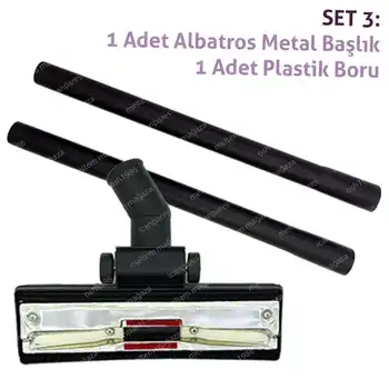 

The King P 270 Silence Power Broom Brush With Metal Base Plastic Tube