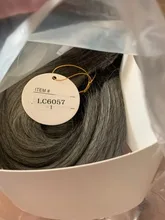 La Sylphide-Peluca de cabello sintético para mujer, artificial cabellera larga con ondas naturales, raíces, negro, Ombre, gris y plata, con flequillo, para fiesta de Halloween
