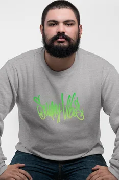 

Angemiel Wear Summer Vibes Gray Men 'S Sweatshirt