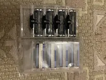 8 unids/pack de los hombres de la maquinilla de afeitar de seguridad cuchillas cuidado facial cuchillas de afeitar Manual de Cassette para gillettee mache 3