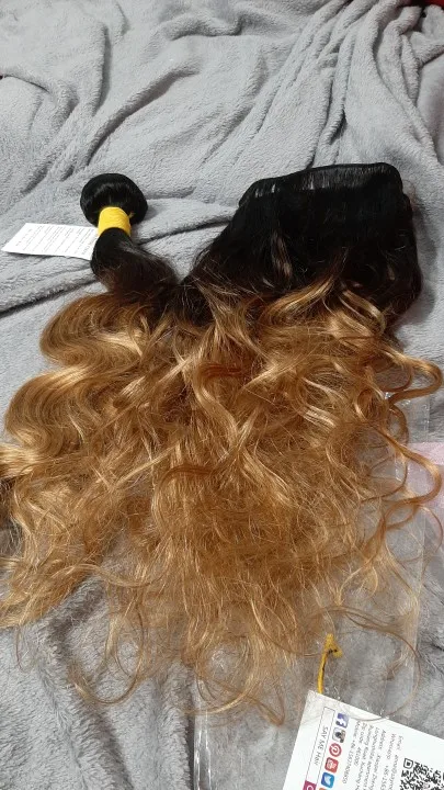 Ombre Body Wave Bundles Brazilian Hair Weft photo review