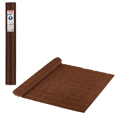 Бумага гофрированная (ИТАЛИЯ) 180 г/м2 коричневая (568) 50х250 см BRAUBERG FIORE 112630 (арт. 112630) |