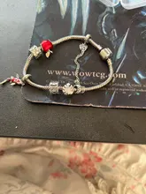 Bangles Fit-Bracelets Charms Rose-Flower-Beads Fine-Jewelry Magnolia 925-Sterling-Silver