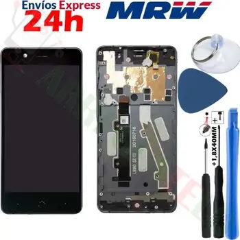 

Display For BQ Aquaris X5 Plus | Color Grey | With Frame |