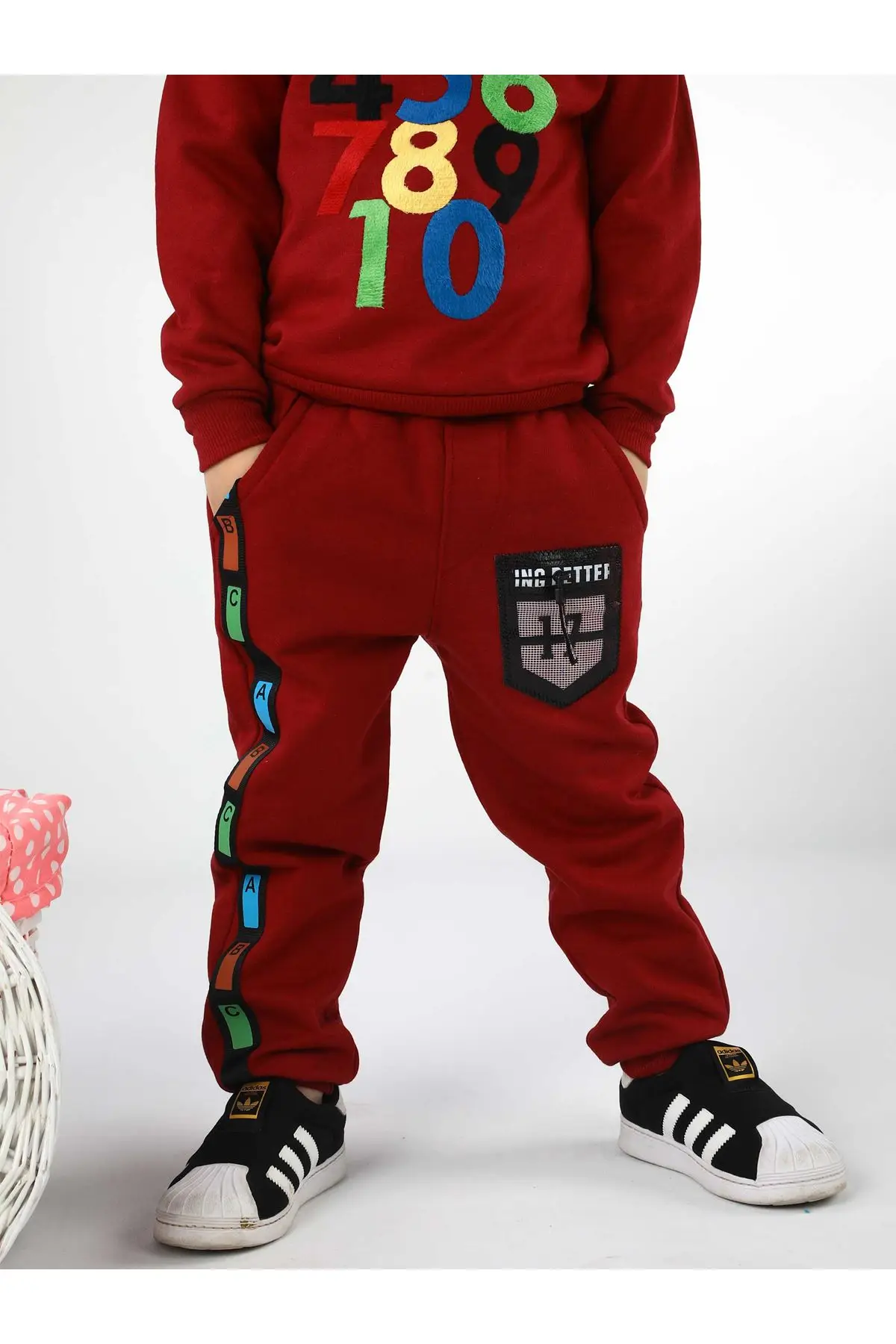 

Burgundy Seasonal Men 'S Sweatpants