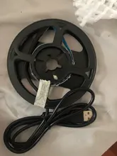 Tocador con espejo de maquillaje, accesorio con cadena de luces USB, lámpara de baño, cinta Led para espejo, 5 metros, 5V