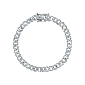 

Silver Bracelet with cubic zirconia sunlight sample 925
