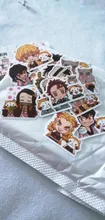 40Pcs Anime Demon Slayer Kimetsu No Yaiba Stickers 3-4 CM Cute Waterproof Graffiti Sticker