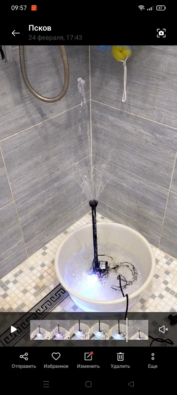 USB Water Pump Ultra-quiet with Power Cord Waterproof Fountain with 12 LED Light for Garden Water Pump Aquarium Fountain фонтан photo review