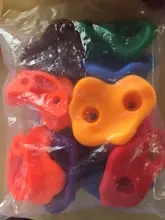 10 unids/set niños escalada niños piedras de la pared mano pies Tiene agarre Kits de juegos tiene la pared de piedra Fitness Juguetes