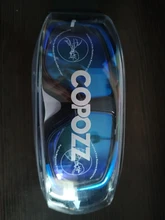 COPOZZ-Gafas de natación de silicona con marco grande para hombre y mujer, cómodas, antivaho, UV, impermeable