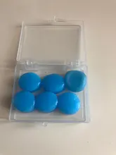 Tapones protectores para los oídos de silicona suave, impermeables, antiruido, para natación y deportes acuáticos, 6 uds.