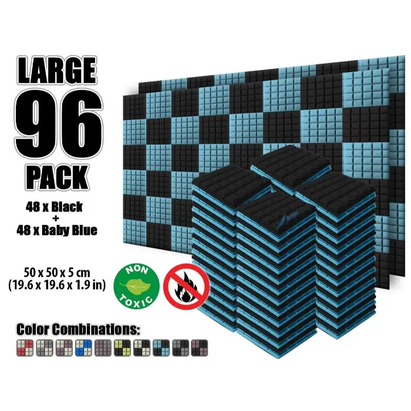 Arrowzoom 96 шт. 19 6 &quotx 6" x 1 9 "Цветная комбинированная полузащитная сетка для