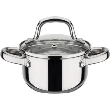 

GSW Montreal - Mini Dutch oven stainless steel-12 cm-All heat sources, including induction